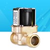 Nikou Solenoid Valve, 1/2" AC 220V Normally Closed Brass Electric
