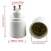 RuiLing 4-Pack GU10 to E26/E27 Lamp Holder Base Heat Resistant