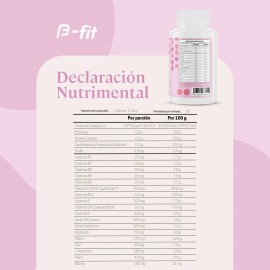 B-fit M-beauty Suplemento Multivitaminico Mujer 60 Cápsulas Sabor Sin sabor