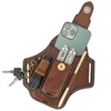 Tourbon - Estuche de cuero para teléfono celular, funda para
