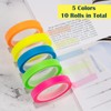 NEWEST 10 Rolls Highlighter Tapes, Clear Color Tape Removable Marking