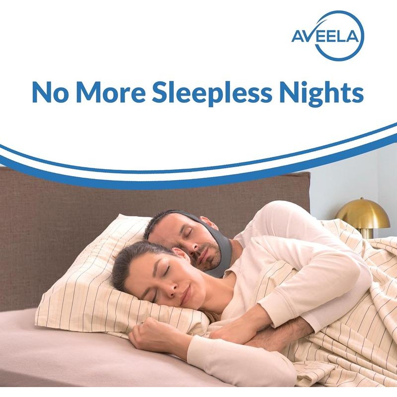 Aveela Anti Snoring Chin Strap for CPAP Users - Comfortable