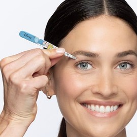 Pinzas inclinadas de Cenicienta Tweezerman - Pinzas para cejas para mujeres y hombres