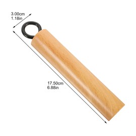 Mikinona Wok Handle Wok Accessories Detachable Handle Cookware Pan Replacement Pot Grip Replacement Wooden Pan Universal Wooden Cookware Beech Iron