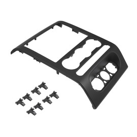 uxcell Front Dash Radio Bezel Center Trim Panel Cover for Ford F-150 2004 2005 2006 2007 2008 No.68414-ED50C Dash Panel Cover Bezel Trim