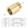 PATIKIL Shower Head Extension Arm, Copper G1/2 Male to Female