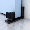 CCJH Sliding Barn Door Floor Guide Adjustable Wall Mount Flush