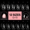 AILLSA Puntas de Uñas de Bailarina de Gel Transparente de