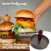 MaxxGoods Burger Press Set Made of Cast Aluminium Diameter 12