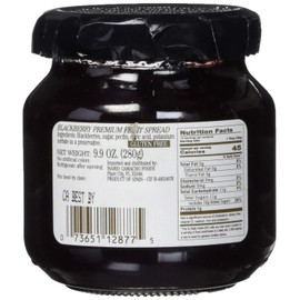 Mario Camacho La Vieja Frabrica Blackberry Premium Fruit Spread, 9.9 Ounce