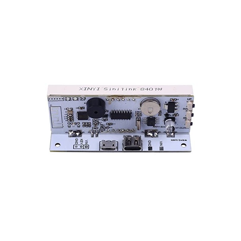CANADUINO® Internet-Synchronized NTP WiFi Clock with Alarm and Smartphone App