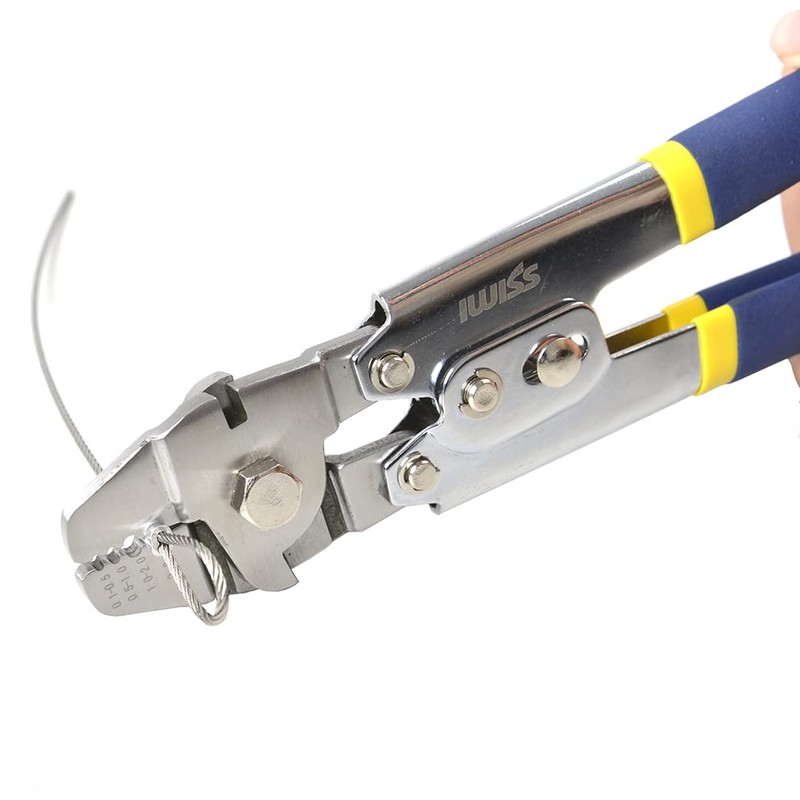 IWISS WX-255 Stainless Steel Wire Clamp Cutter, Wire Rope Cutter,