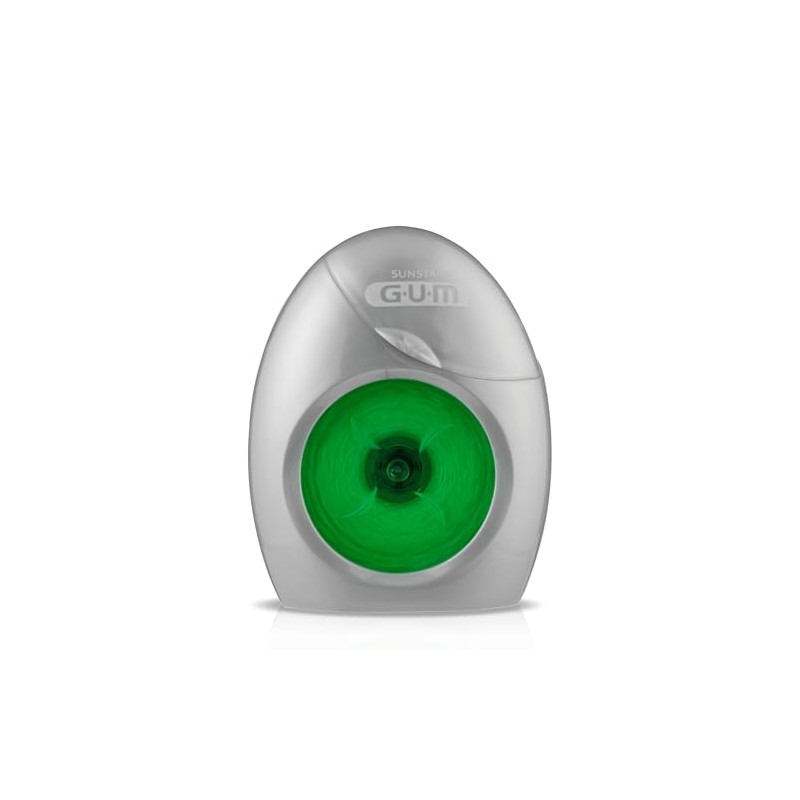 GUM - 1840B ButlerWeave Hilo dental encerado, dispensador rebobinable, menta,