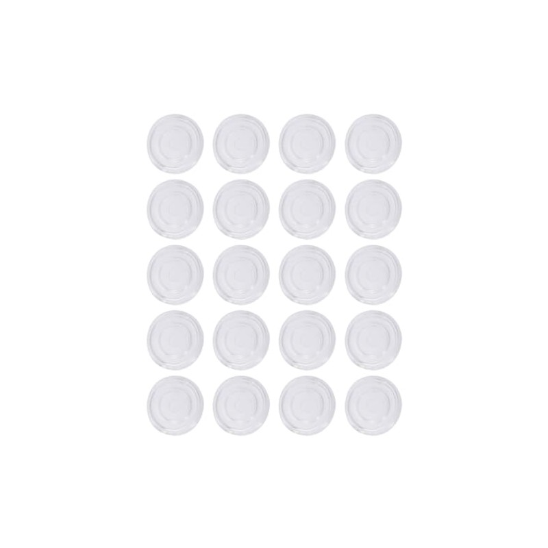 WOONEKY Office Chair Floor Mat Set 20pcs Non-Slip Mats for