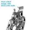 2PCS Pro Chainsaw Chains 62DL 325 063 Semi Chisel Suitable