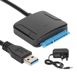 SATA to USB Adapter Cable Light Weight Small Size SATA to USB Cable for 2.5/3.5 Inch Hard Drive