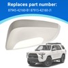 White Door Rearview Mirror Cover Fits for Toyota 2013-2023 4Runner