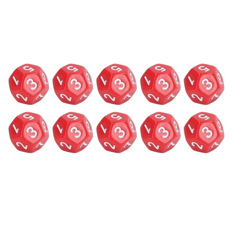 40Pcs 12 Sided Dice Set Polyhedral Dice for Family Party