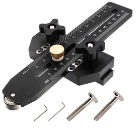 Thin Rip Jig, Thin Rip Table Saw Jig for Making Repetitive Narrow Thin Strip Cuts Woodworking Tools, Fits 3/8" x 3/4" T-Slot, Compatible with Table Saw, Band Saw, and Router Table