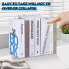 Honagu Book Ends, Bookends, Metal Book Ends for Shelves, Bookends