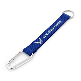 Military Armed Forces US Air Force Carabiner Lanyard Keychain