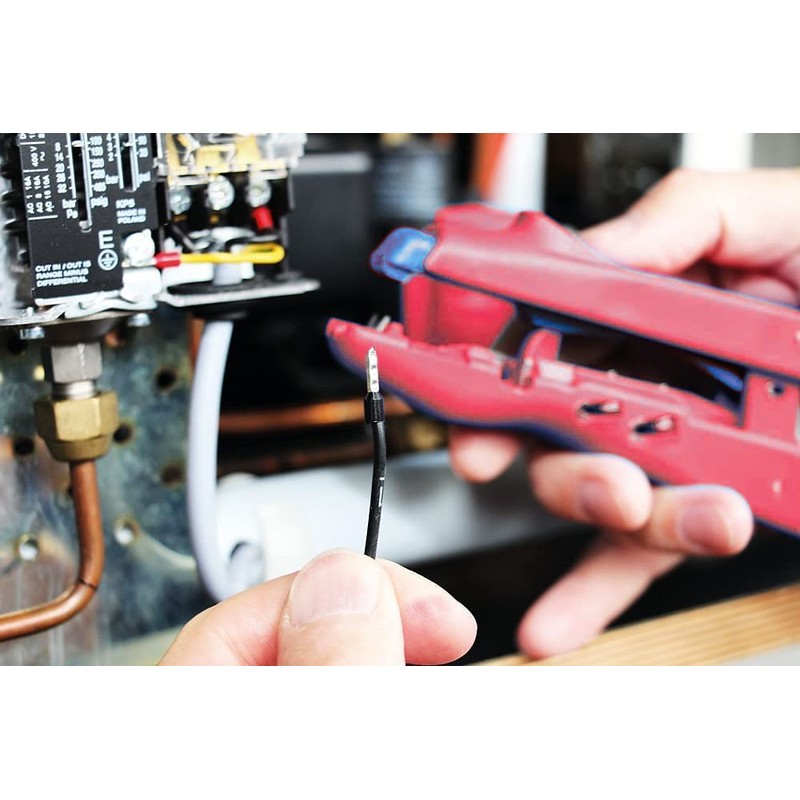 IWISS WE300 Multi-functional Insulation Stripper for Ferrules, Multi Crimping Tool,