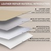 Yikda Self-Adhesive Leather Repair Patch, 4" x 63" Vinyl Leather