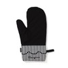 Francfranc Franc Scalloped Mittens Black Potholder New Life