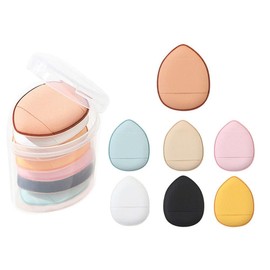 7Pcs Mini Finger Puff, Mini Finger Makeup Puff Mini Triangle Makeup Puff Soft Beauty Makeup Tools for Foundation, Repair Cream Makeup Blenders and Sponges Makeup Brushes andTools (multicolor)