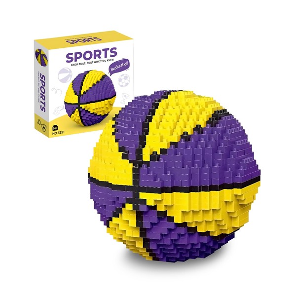 RUVARA Basketball Building Blocks Set - Micro Bricks Toy 3.75"