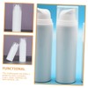 SAFIGLE 6pcs Airless Pump Lotion Bottles Multi Use Cream Containers