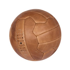 FNine - Pelotas de fútbol de color marrón claro, de piel envejecida, hechas a mano