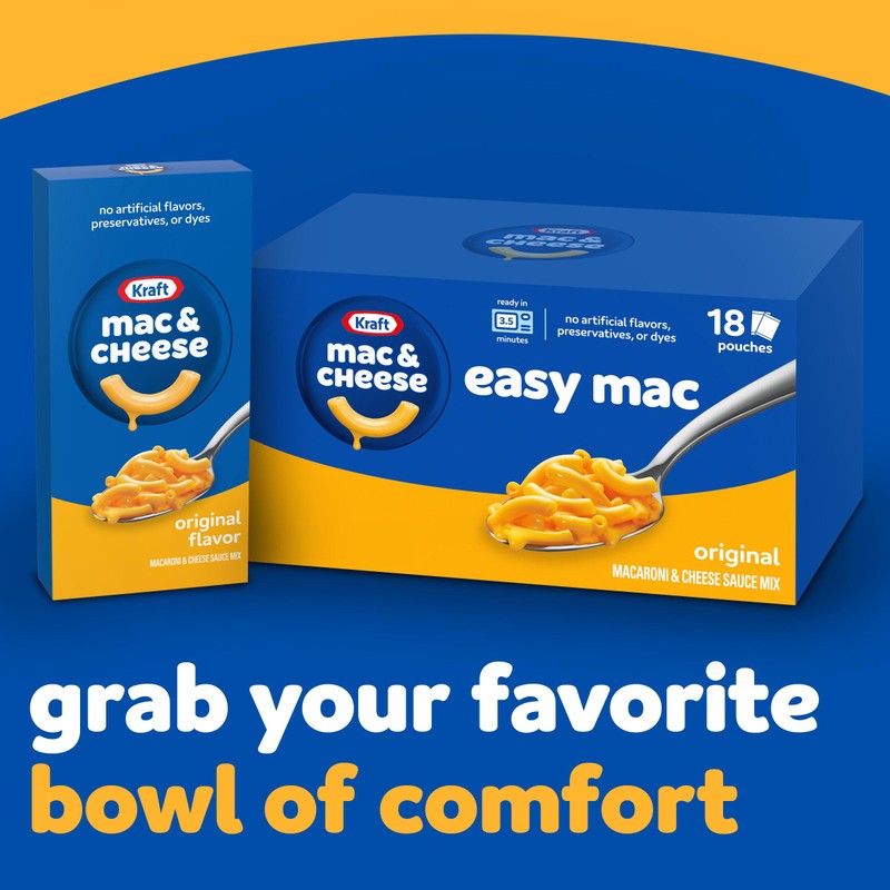 Kraft Easy Mac Original Mac & Cheese Macaroni and Cheese