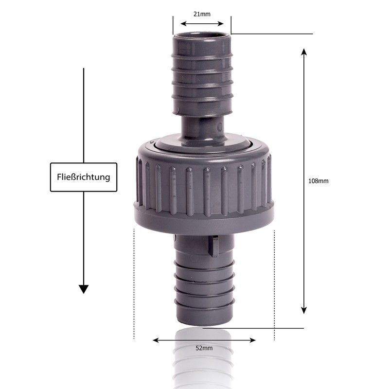 Pangaea Tech Check Valve Kit With Hose Clamps