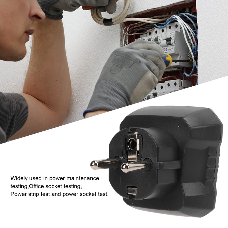 Socket Tester Multifunction Electric Socket Tester Mains Fault Checker Tool