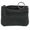 Velour Key Case with Key Ring & Metal Chain -