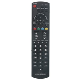 N2QAYB000321 Replaced Remote fit for Panasonic TV TC-L32C12K TC-L32G1 TC-L32S1 TC-L32X1 TC-L37G1 TC-L37S1 TC-L37X1 TC-L42U12 TC-P42C1 TC-P42PX14 TC-P42S1 TC-P42U1 TC-P42X1 TC-P46S1 TC-P46UI TC-P50C1