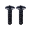 VAMUOEFL 1/4-20 x 1-1/4" Truss Head Machine Screws Black Finish,