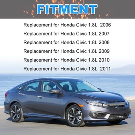 JDMON Ignition Coils Replacement for Honda Civic 1.8L 2006 2007 2008 2009 2010 2011 DX EX LX Replaces 30520RNAA01 UF582 30520-RNA-A01 UF-582 Coil Pack