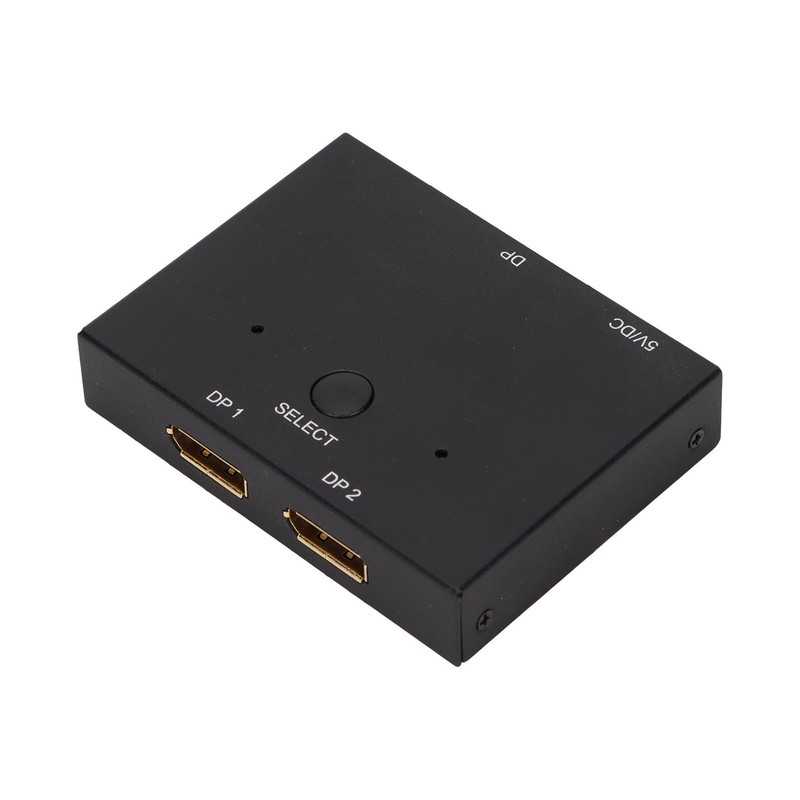 Displayport Splitter Bidirectional DP Switch Aluminium Alloy Displayport Switcher 8K