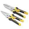 2PCS Scissors All Purpose, Tin Snips for Cutting Metal Sheet,