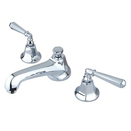 Kingston Brass KS4461HL Metropolitan 8-Inch Widespread Lavatory Faucet, Polished Chrome