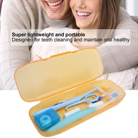 Oral Care Kit for Braces, Portable Set with Interdental Brush, Floss,Ortho Wax,Dental Floss Toothbrush Cleaning Kit