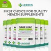 Lindens Sage Leaf Extract 500mg Tablets - 100 Pack -