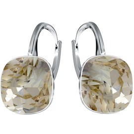 Silver Earrings Exclusive Brand Crystal Designs – High-Quality Silver 925 Earrings for Women in Various Shades and Colours, Sterling Silver, Cubic Zirconia