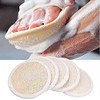 Esponjas Exfoliantes Naturales Loofah Pads Pack de 5 para Cuidado