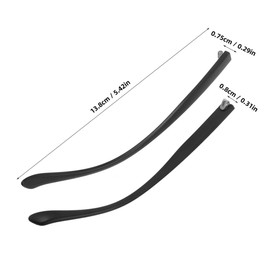 Ipetboom 2pairs Complete Eyewear Leg Replacement Ratchet Eyeglass Kit for Glasses Nose Pad Slip