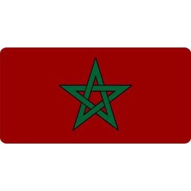 Moorish Star Photo License Plate
