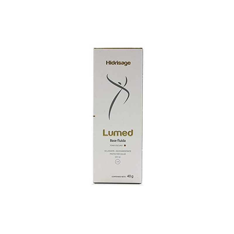 Lumed Base Fluida de Maquillaje, Aclarante y Despigmentante, Protector Solar