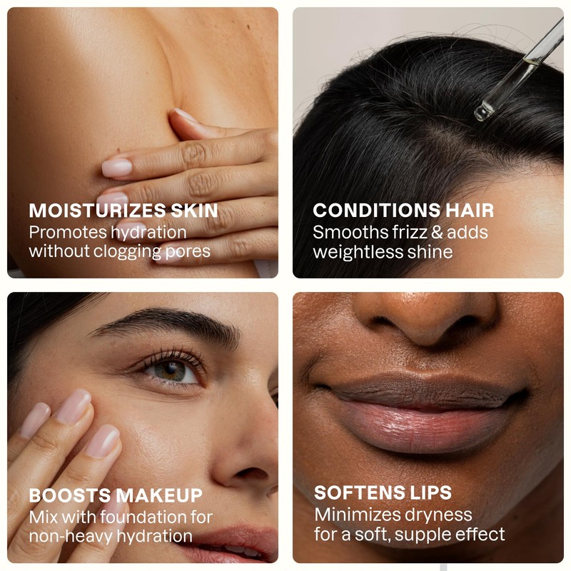 Cliganic Organic Argan Oil, 100% Pure - for Hair, Face